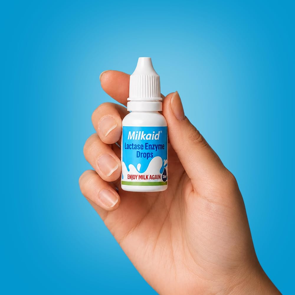 Milkaid Lactase Enzyme Drops for Lactose Intolerance