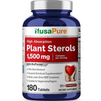 NusaPure Plant Sterols 1500mg Vegan - 180 Vegetarian Tablets