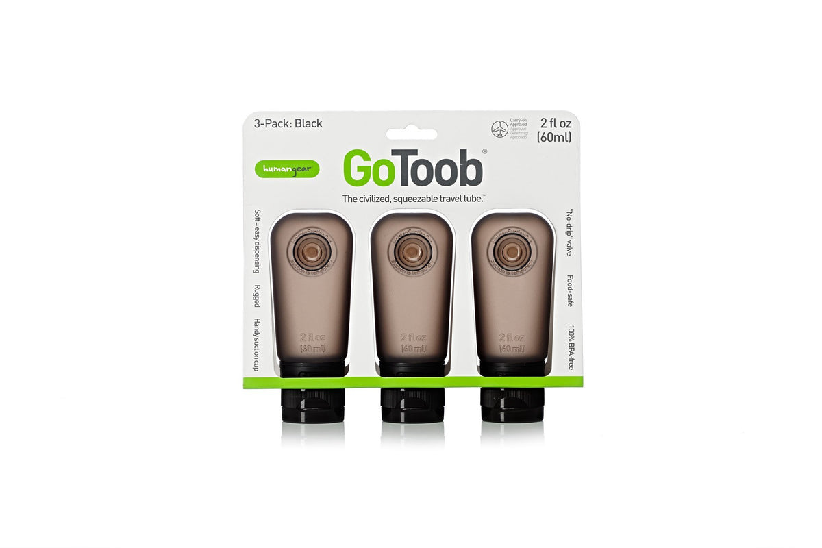 Humangear GoToob Refillable Silicone Travel Bottles - 3 Pack