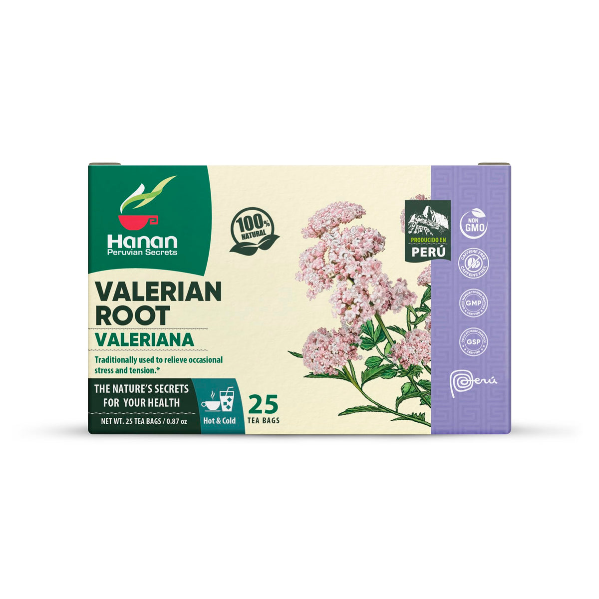 Hanan Peruvian Secrets Valeriana Herbal Tea