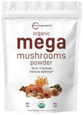 Micro Ingredients Organic Mega Mushroom Powder 10-in-1 - 10oz