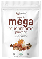 Micro Ingredients Organic Mega Mushroom Powder 10-in-1 - 10oz