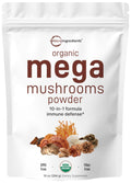 Micro Ingredients Organic Mega Mushroom Powder 10-in-1 - 10oz