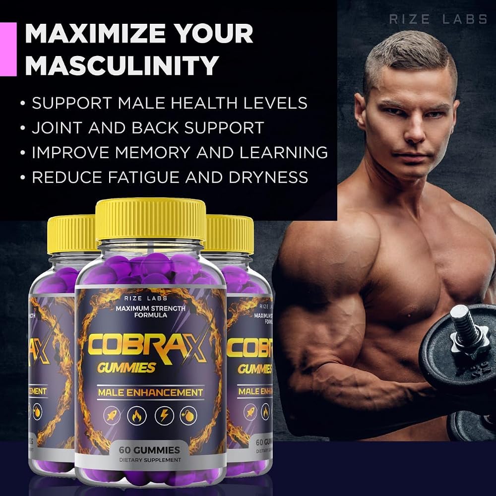 Rize Labs CobraX Gummies for Men Energy & Stamina - 60 Gummies - image 6