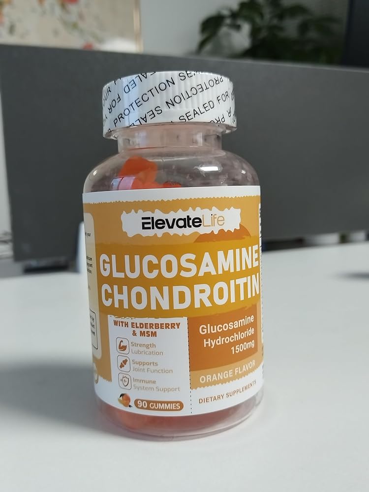 ElevateLife Glucosamine Chondroitin Gummies Joint Support - 90 Gummies