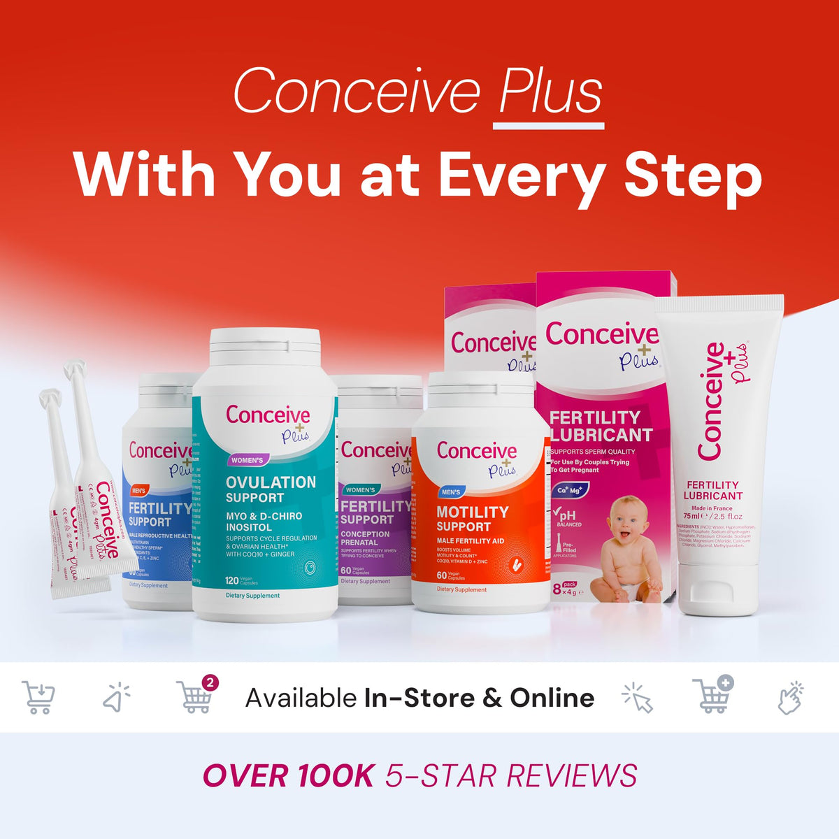 CONCEIVE PLUS Motility Support for Men Fertility Supplement - 60 Capsules - image 8