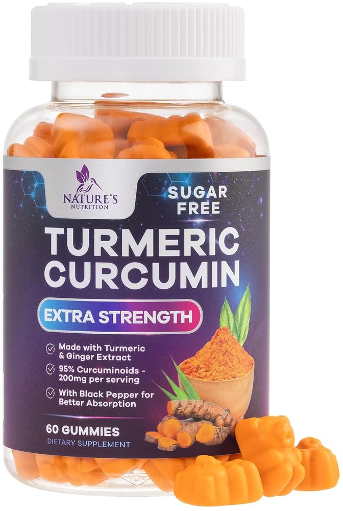Nature's Nutrition Turmeric Gummies Joint Support - 60 Gummies