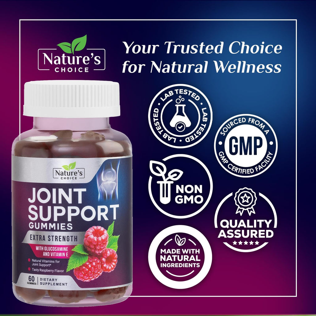 Nature's Choice Joint Support Gummies - Extra Strength Glucosamine