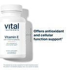 Vital Nutrients Vitamin E with Mixed Tocopherols - 100 Softgels - image 3