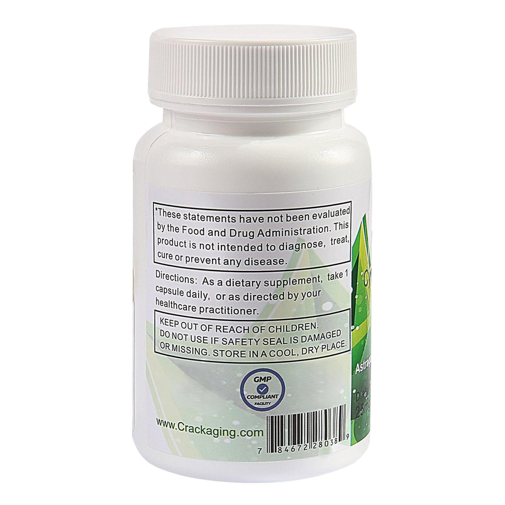 Crackaging Super-Absorption Cycloastragenol 98% 25mg Anti-Aging