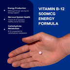 GNC Vitamin B-12 500mcg for Energy Production - 100 Tablets - image 4