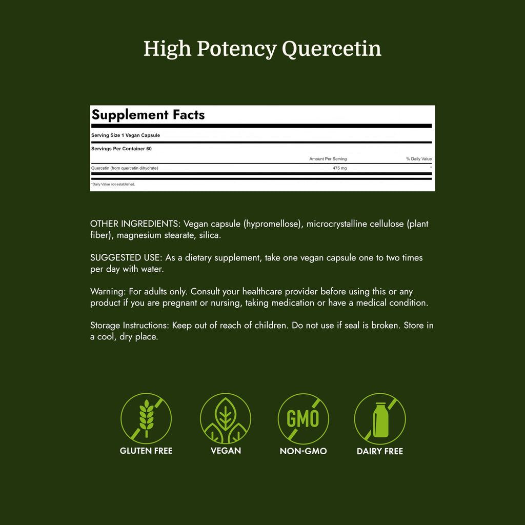 Swanson High Potency Quercetin - 60 Vegetarian Capsules - image 4