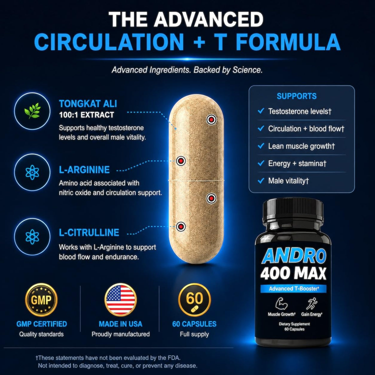 Andro400 T Booster Supplement