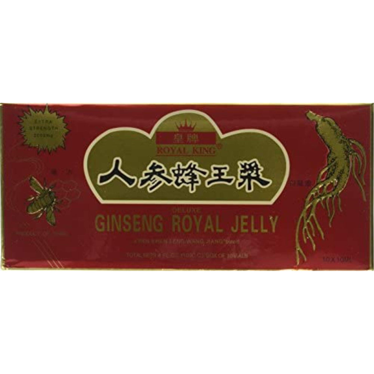 Panax Ginseng & Royal Jelly in Honey Base - 10 Vials