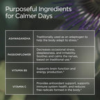 JSHealth Calm + Destress Supplement - 60 Capsules - image 3