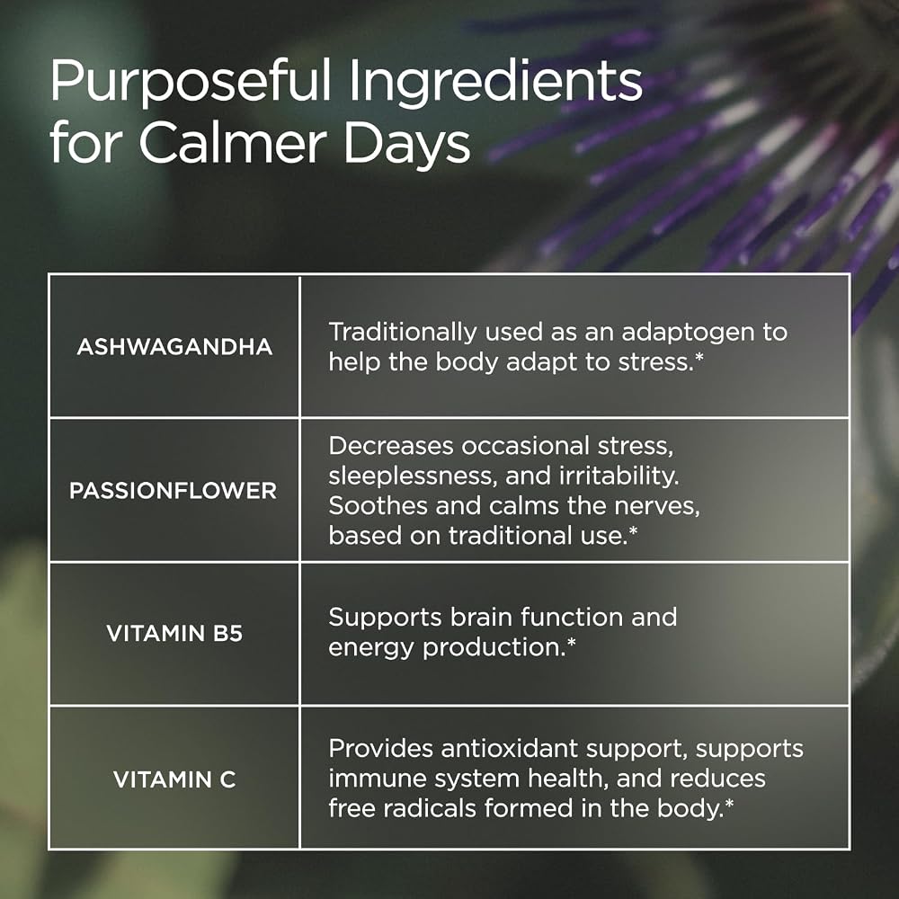JSHealth Calm + Destress Supplement - 60 Capsules - image 3