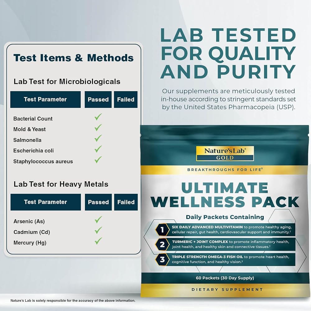 Nature's Lab Daily Vitamin Packs for Men & Women - 60 Packets - image 5
