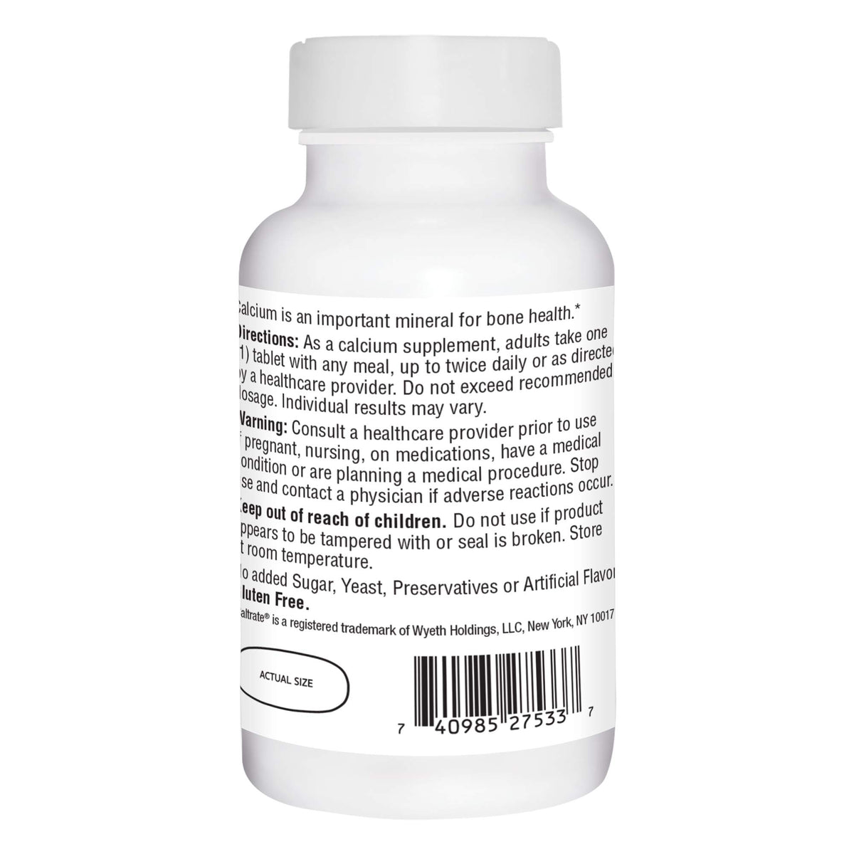 21st Century Calcium 600 mg Supplement - 200 Tablets - image 5