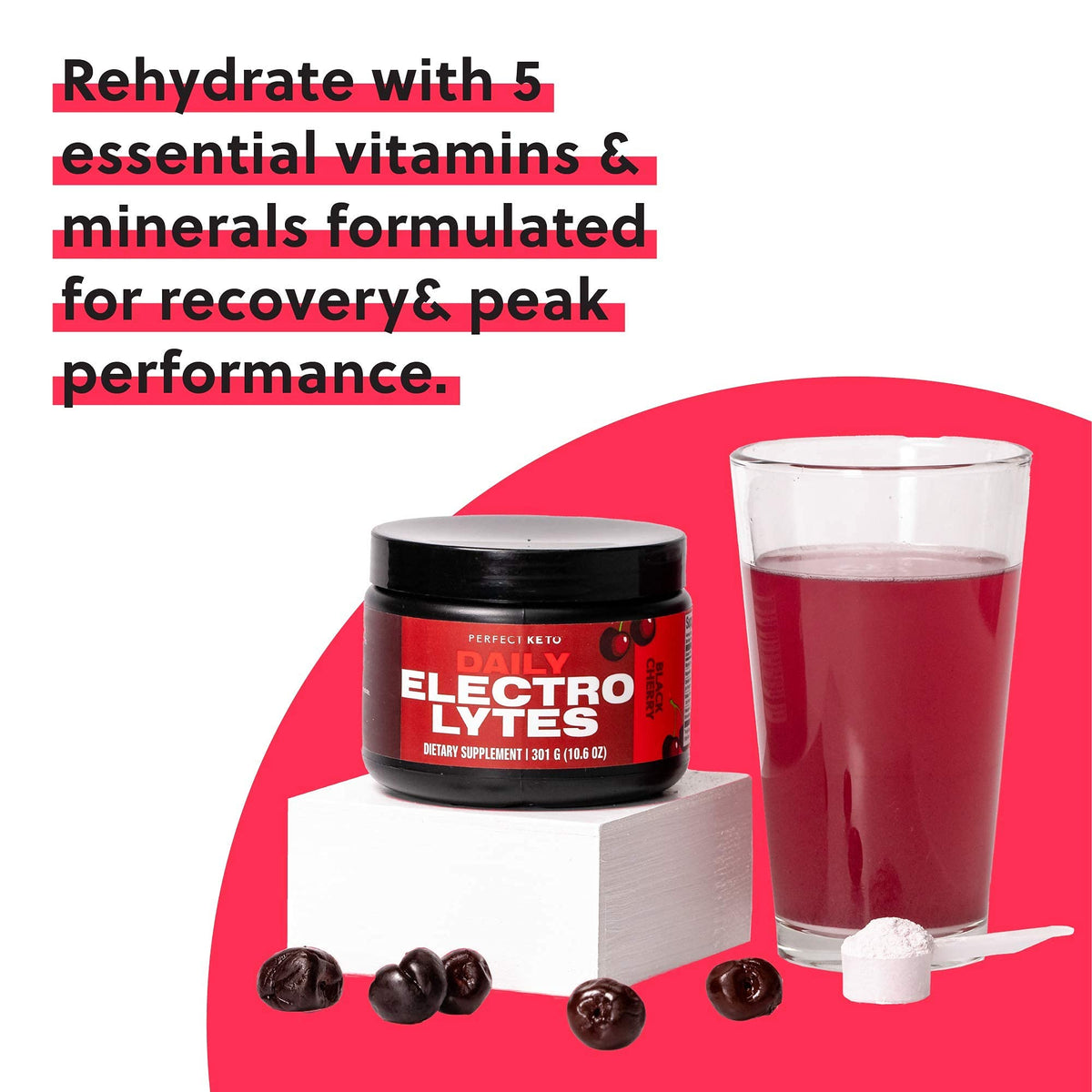 Perfect Keto Daily Electrolytes - Supports Hydration and Recovery