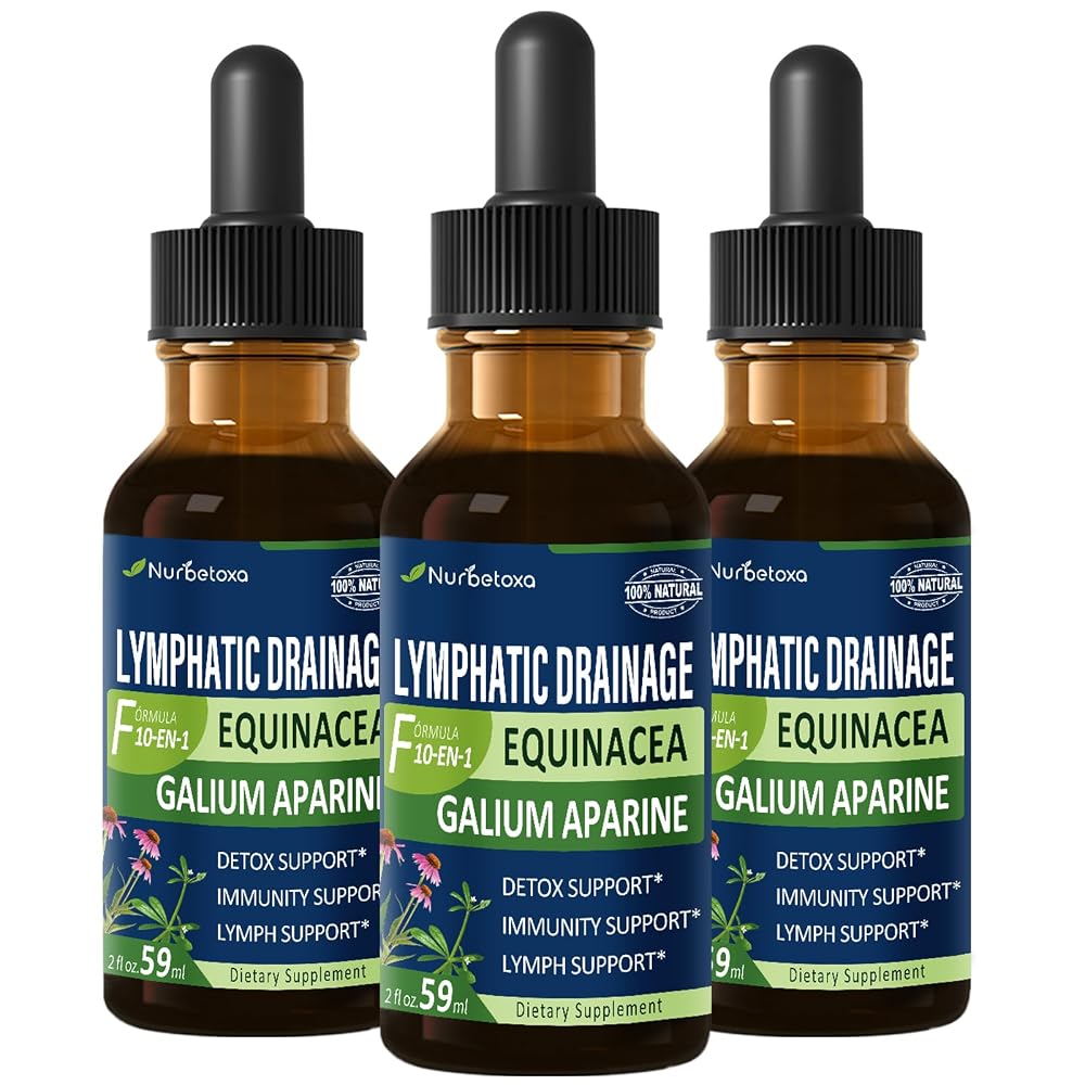 Nurbetoxa Cleavers Extract for Lymphatic Drainage Support Drops