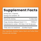 ENCAPSULATE Chaga Mushroom Extract 1000mg - 60 Capsules - image 2
