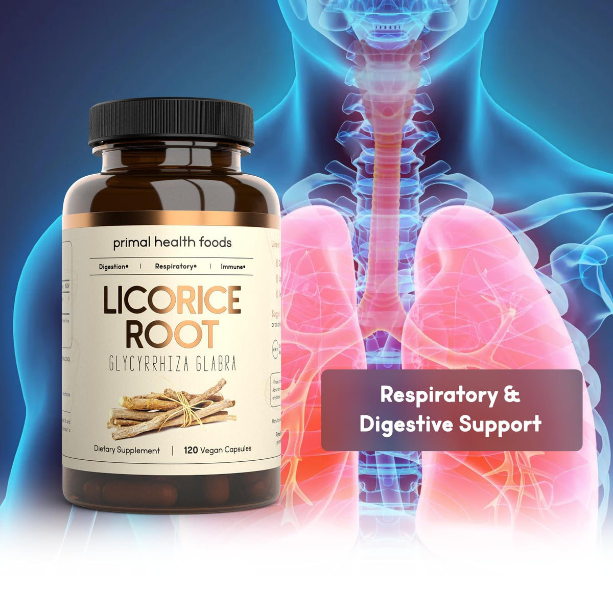 Primal Health Foods Organic Licorice Root 1000 mg - 60 Servings - image 4