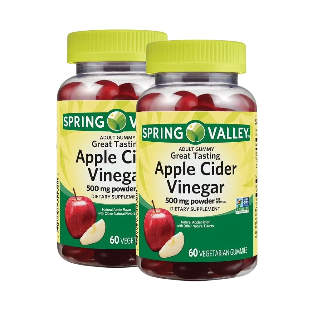 Unique Bundle Apple Cider Vinegar Gummies 500 mg - 120 Count