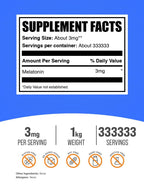 BulkSupplements.com Melatonin Powder