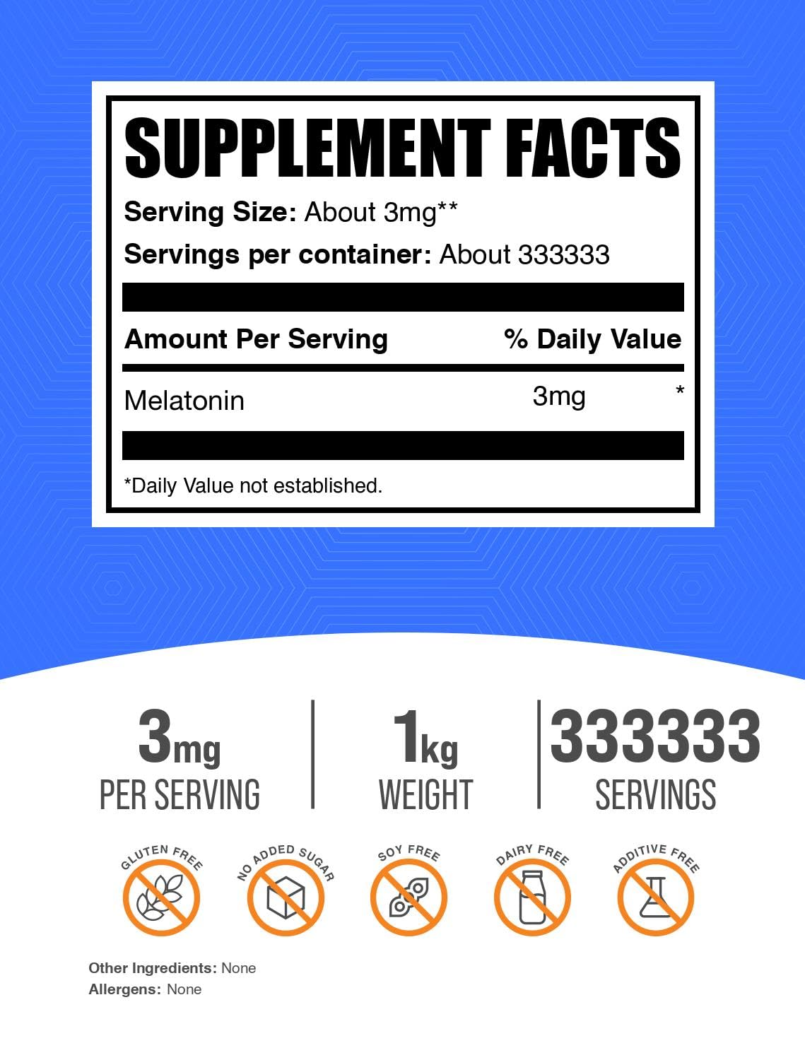 BulkSupplements.com Melatonin Powder