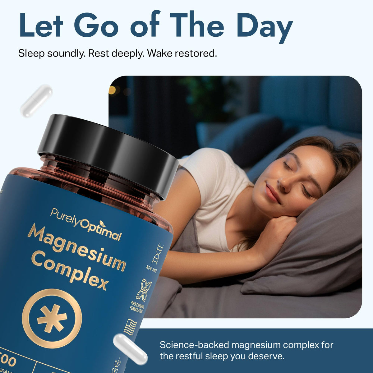 Purely Optimal Magnesium Complex for Women & Men - 120 Capsules - image 2