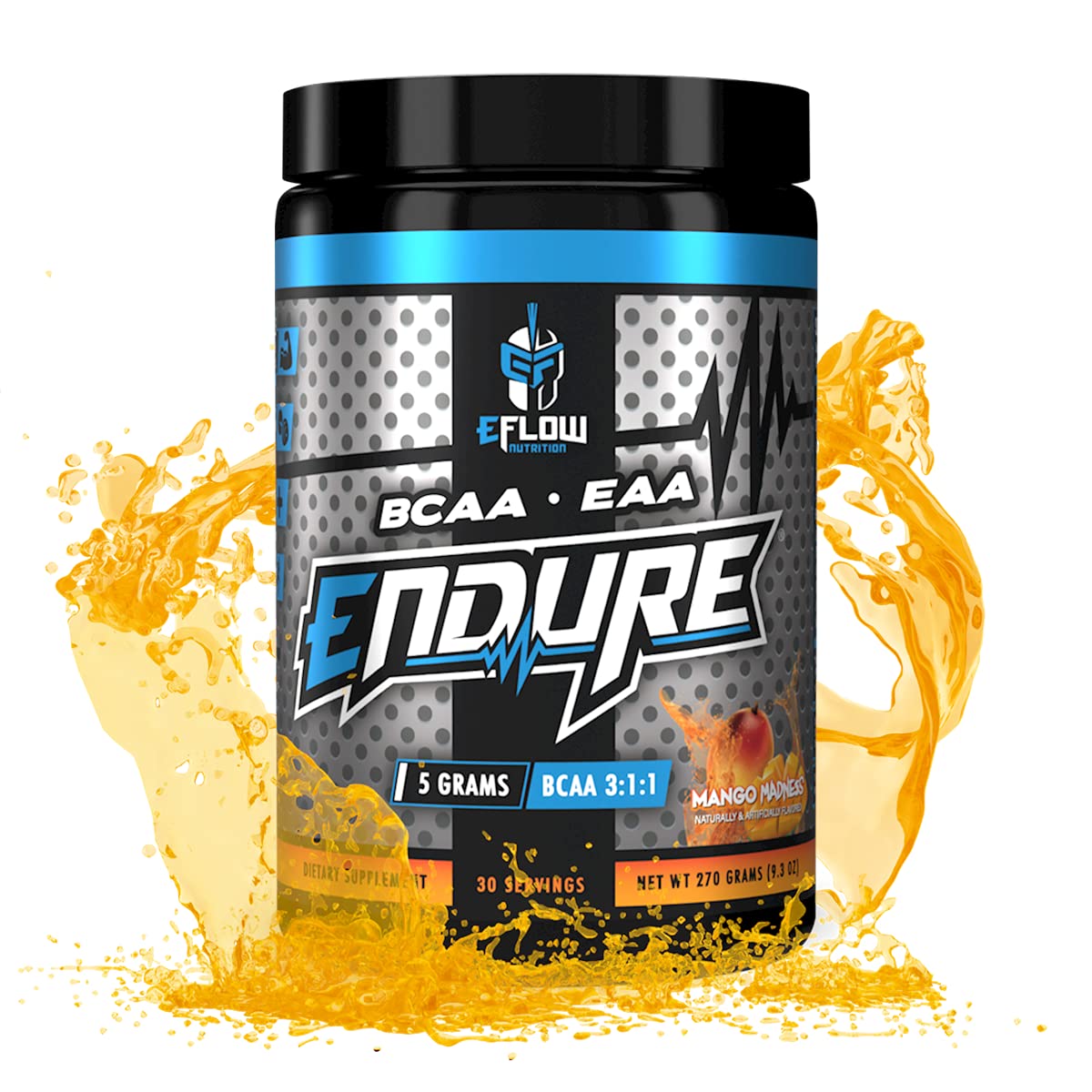 eFlow Nutrition Endure BCAA Plus EAA Powder - 30 Servings