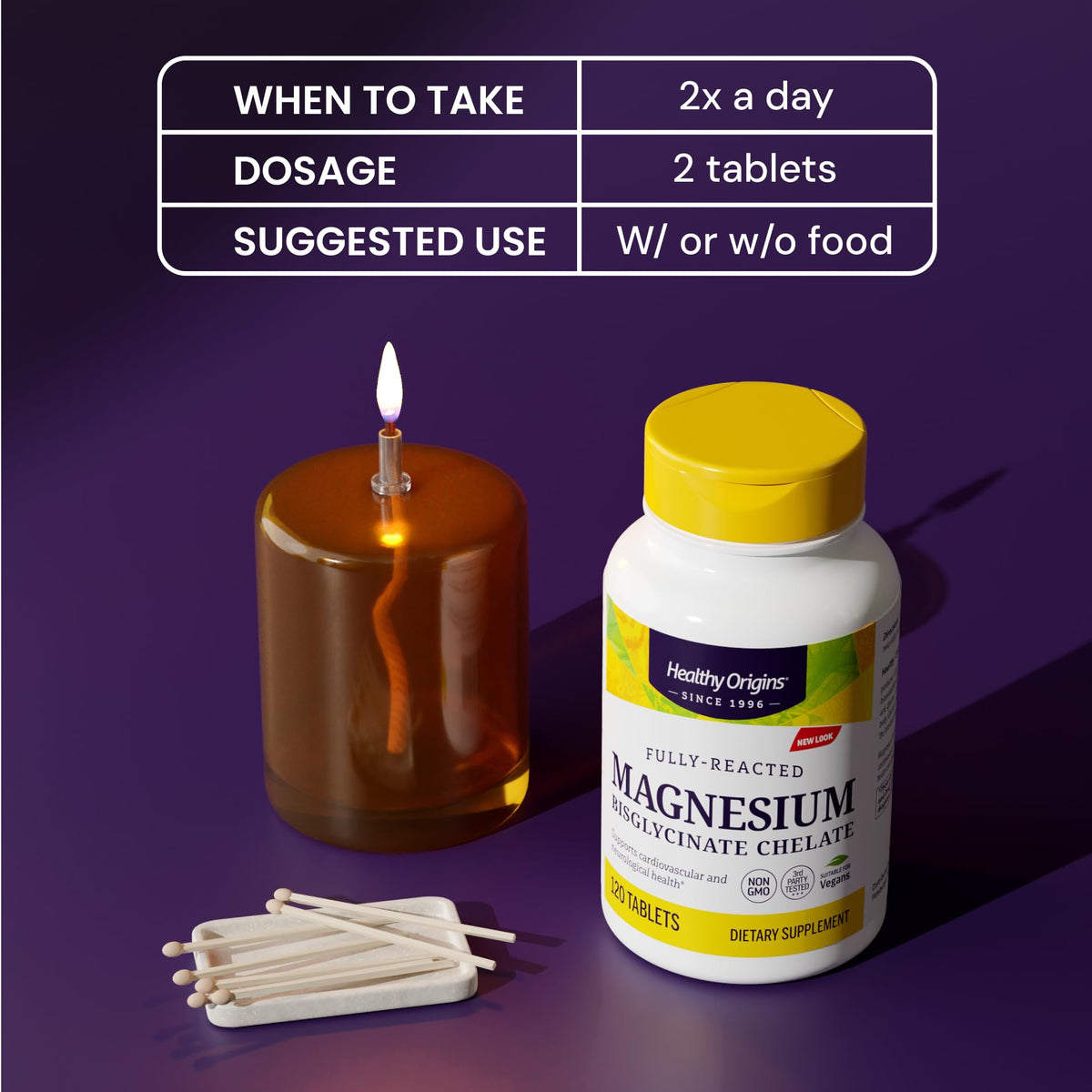 Healthy Origins Magnesium Bisglycinate Chelate
