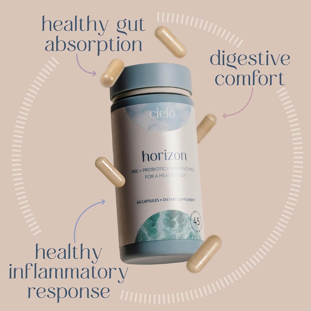 Cielo Daily Horizon Prebiotics Probiotics 20 Billion CFU - 45 Capsules - image 3