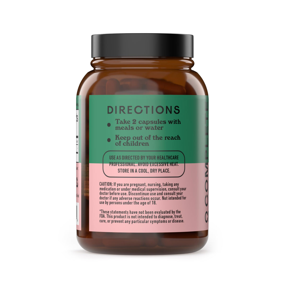 Complete Natural Products Organic Hibiscus Capsules 550mg - 100 Capsules - image 2