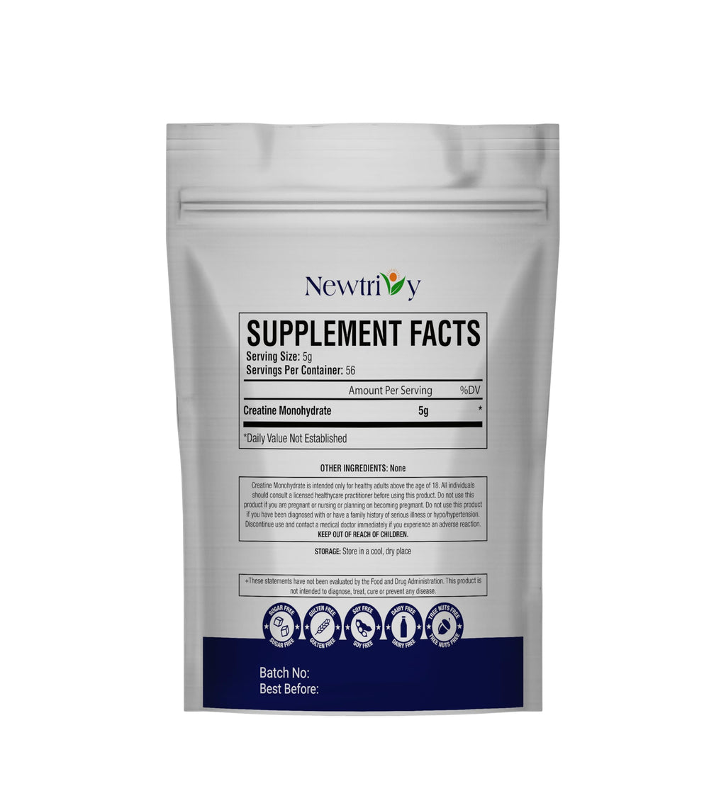 Newtrivy Creatine Monohydrate Micronized Powder - 280g - image 2