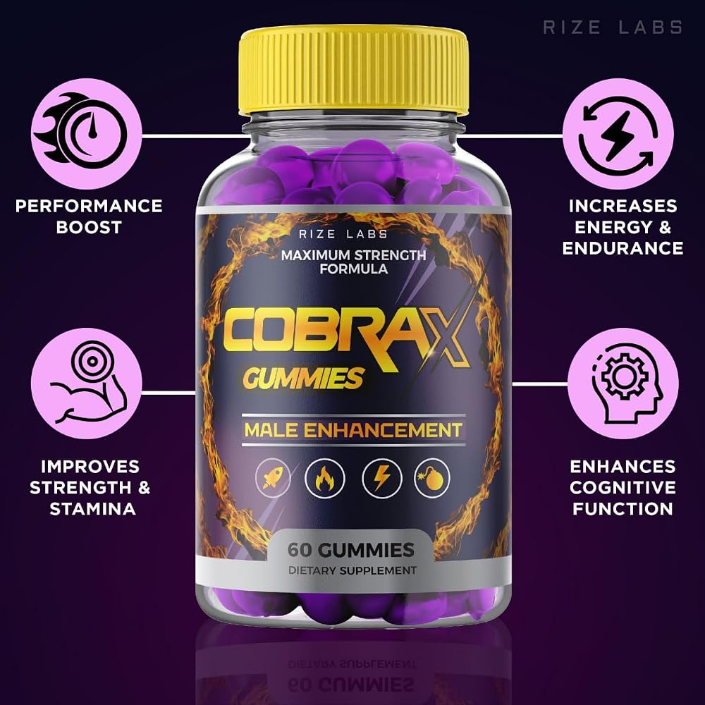Rize Labs CobraX Gummies for Men Energy & Stamina - 60 Gummies - image 7