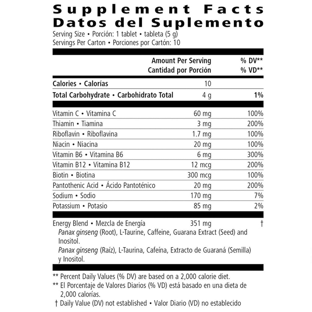 Herbalife Liftoff Effervescent Energy Supplement Tropical Fruit - 10 Tablets - image 3