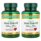 Nature's Bounty Fish Oil 1290 mg Mini Softgels - 180 Count