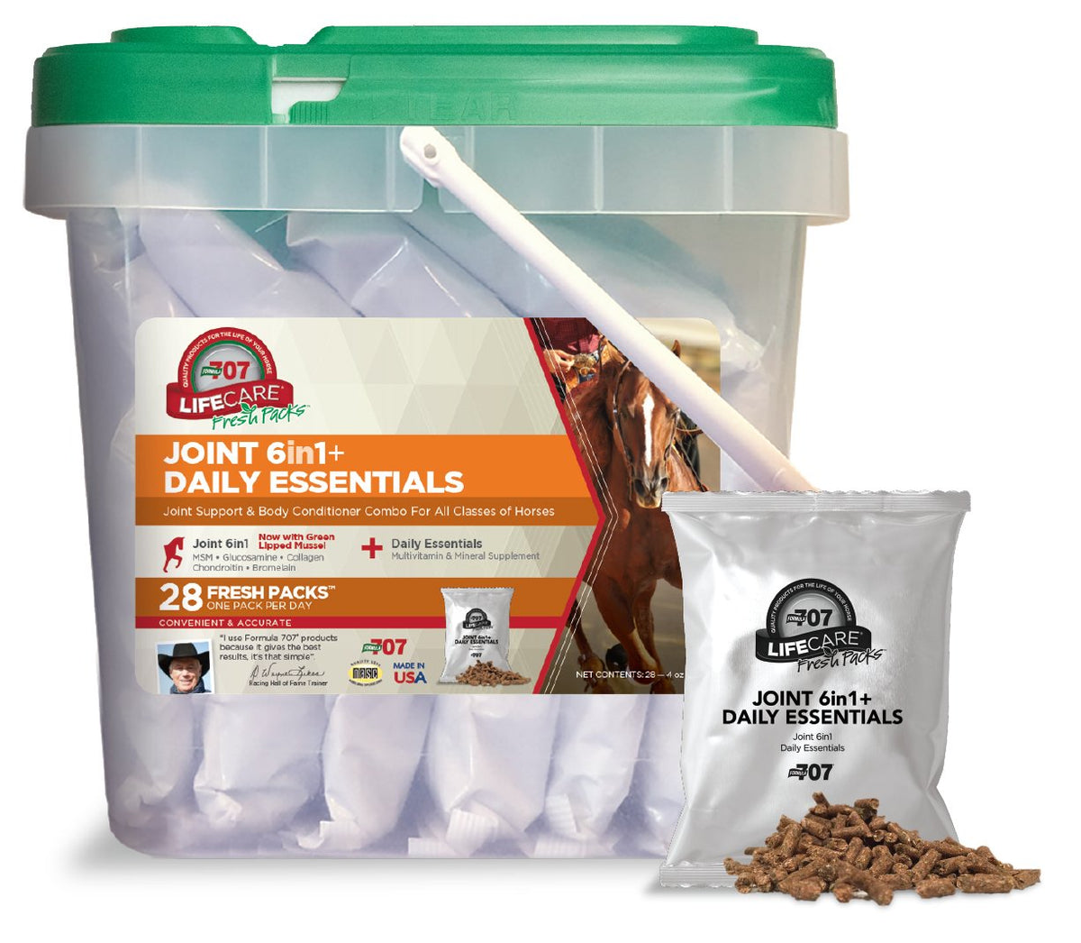 Formula 707 Joint 6in1 + Daily Essentials Equine Supplement - 28 Day