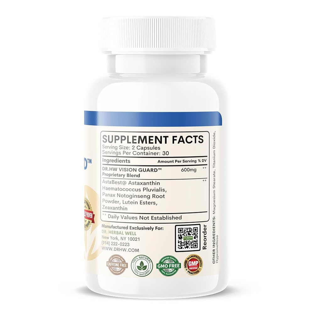 DR. HERBAL WELL Vision Guard Eye Support - 60 Capsules - image 2