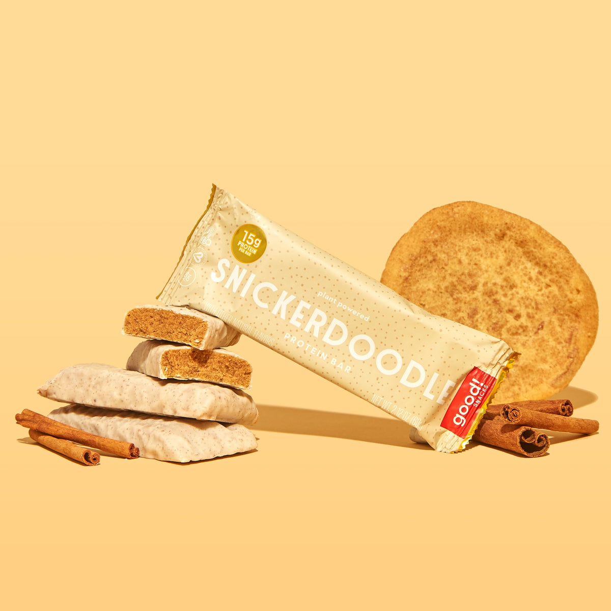 good! Snacks Snickerdoodle Vegan Protein Bar - 12 Pack - image 3