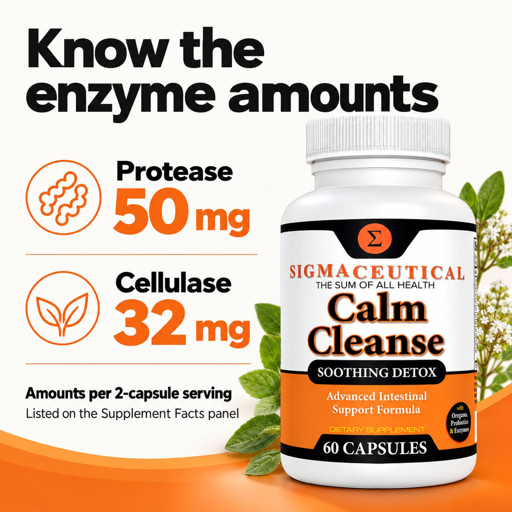 Sigmaceutical Calm Cleanse Detox Support - 60 Capsules - image 6