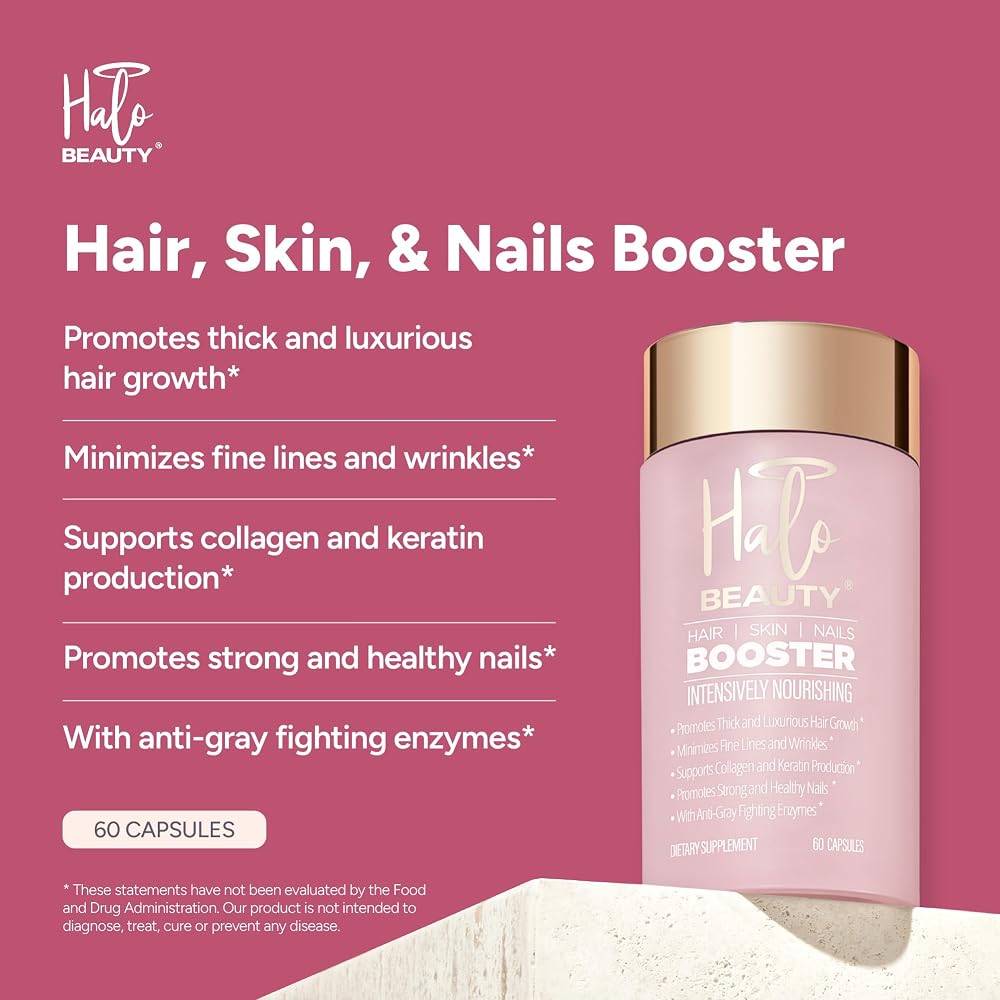 Halo Beauty Hair, Skin & Nails Supplement