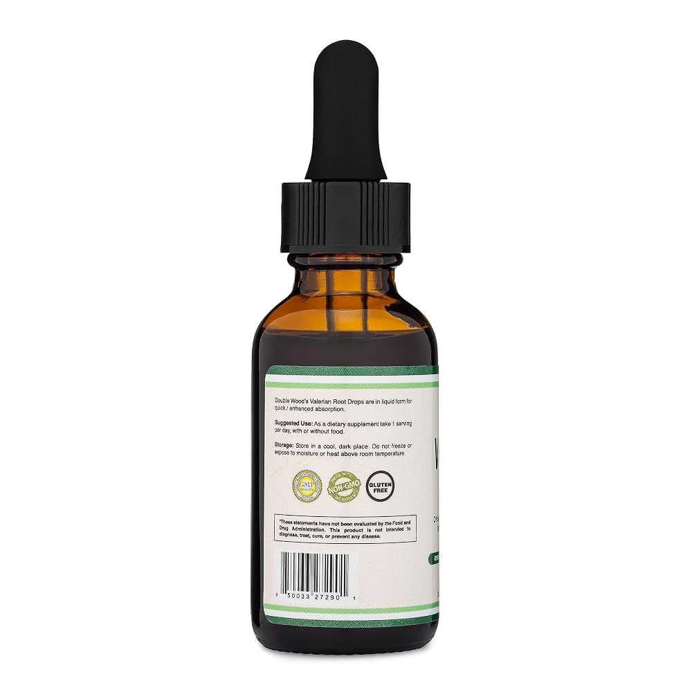 Double Wood Supplements Valerian Root Liquid Drops 168mg - 1 oz - image 5
