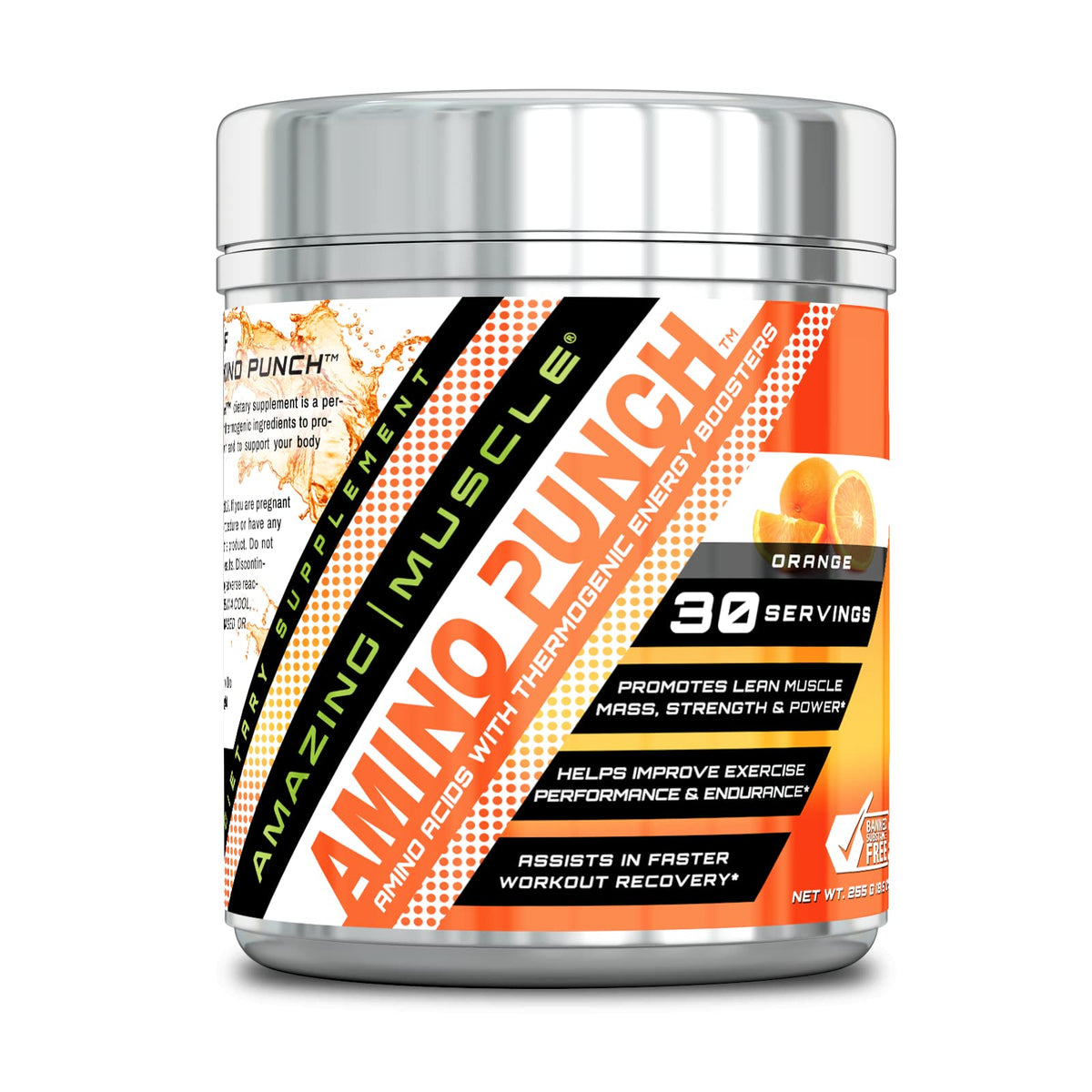 Amazing Nutrition Amino Punch Powder Lean Muscle - 30 Servings
