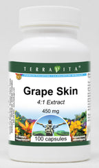 Terravita Grape Skin 4:1-450 mg (100 Capsules, ZIN: 520352)