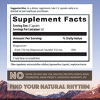 Natural Rhythm Magnesium Taurate 750mg - 240 Capsules - image 3