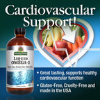 Nature's Answer Liquid Omega-3 Fish Oil EPA/DHA Cardiovascular Support - image 3
