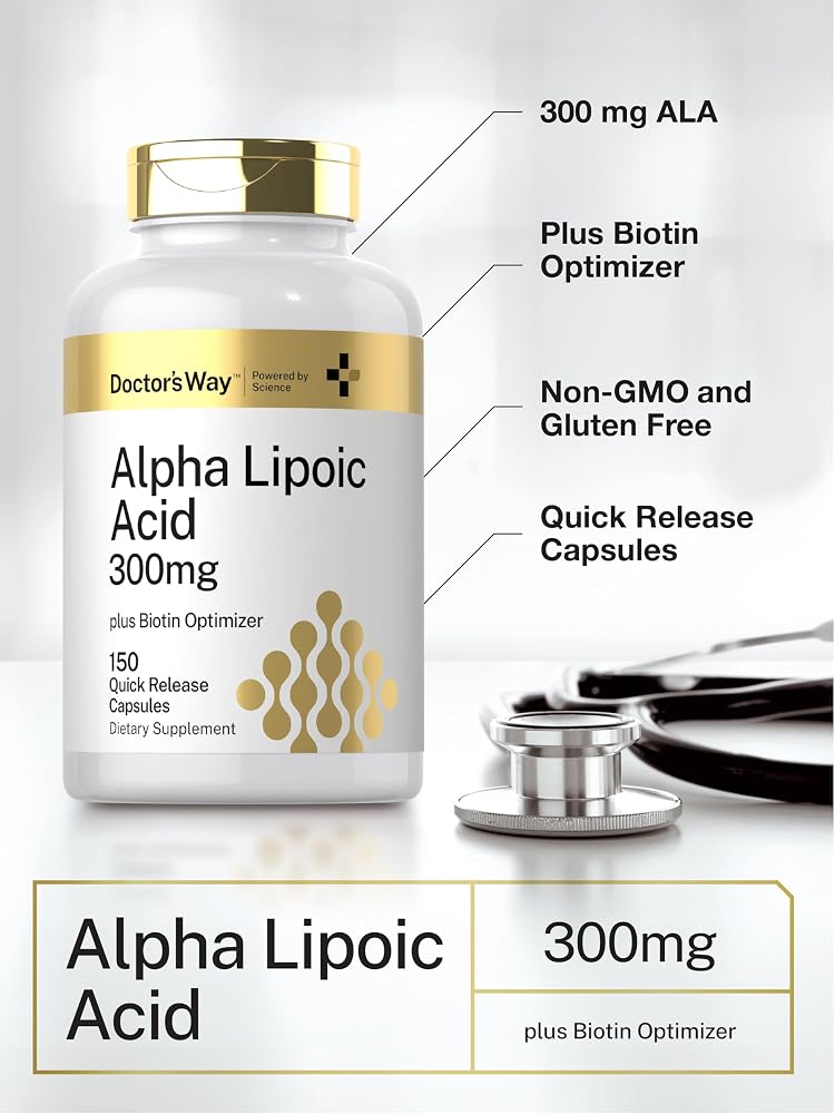 Doctor's Way Alpha Lipoic Acid 300mg - 150 Capsules - image 4