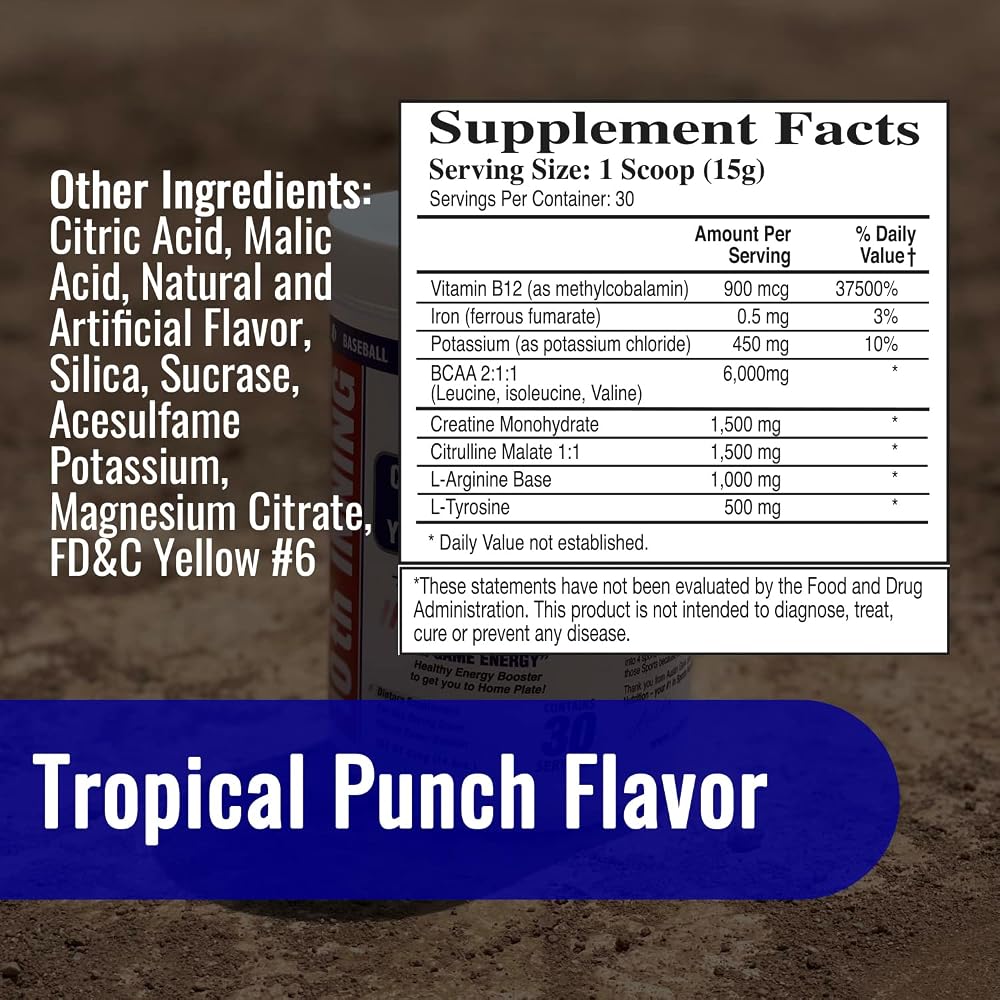 College Bound Nutrition 10th Inning Energy Powder - 30 Servings - image 5